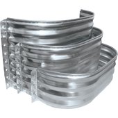 SPC Square Galvanized Window Wells and Area Walls - SS3712-12