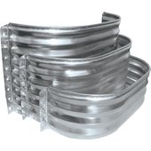 SPC Square Galvanized Window Wells and Area Walls - SS3712-18