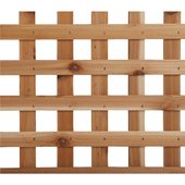 Real Wood Products Heavy-Duty Privacy Cedar Lattice Panel - L3150