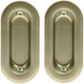 Johnson Hardware Oval Flush Pocket Door Pull - 35-15PK2