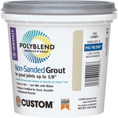 Custom Building Products Polyblend Non-Sanded Tile Grout - NSG3811-4