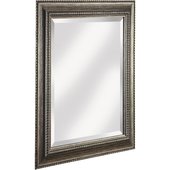 Erias Home Designs Antique Pewter Traditional Framed Wall Mirror - 20-0514