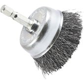 Forney Crimped Wire Cup Drill-Mounted Wire Brush - 72729