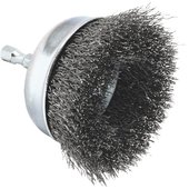 Forney Crimped Wire Cup Drill-Mounted Wire Brush - 72731