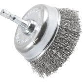 Forney Crimped Wire Cup Drill-Mounted Wire Brush - 72732