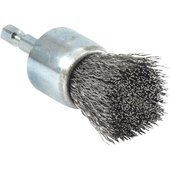 Forney Crimped Wire End Drill-Mounted Wire Brush - 72737