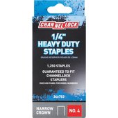Channellock No. 4 Heavy-Duty Narrow Crown Staple - 346753
