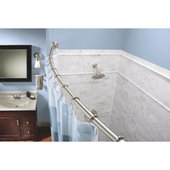 Moen 57 In. To 60 In. Tension Curved Shower Rod - DN2171BN