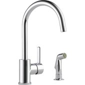 Delta Peerless Apex Single Handle Kitchen Faucet with Matching Sprayer - P199152LF