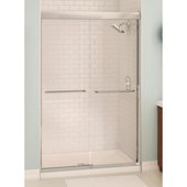 Maax Aura 43 In. - 47 In. Frameless Clear Glass Sliding Shower Door - 135663-900-084