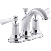 Kohler Elliston 4 In. Centerset Bathroom Faucet with Pop-Up - R72780-4D1-CP