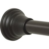 Zenith 72 In. Adjustable Tension Finial Shower Rod - 661ALHB