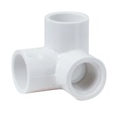 Genova PVC 90 Degree Elbow With Side Inlet - 33105
