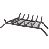 Home Impressions Steel Fireplace Grate with Ember Screen - FG-1010