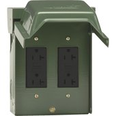 GE Backyard GFCI Outlet With 2 Receptacles - U012010GRP
