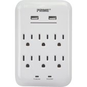 Prime Wire & Cable 6-Outlet USB Charger - PBUSB346S