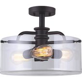 Home Impressions Albany Semi-Flush Mount Ceiling Light Fixture - ISF679A03ORB