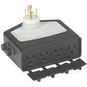 Do it Black 4-Outlet Generator Adapter - L20-14
