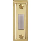 IQ America Rectangular Design Lighted Doorbell Push-Button - DP-1202A