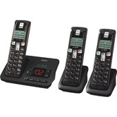 RCA DECT 6.0 Cordless Phone With 3 Handsets - 2162-3BKGA