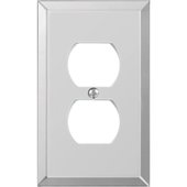 Amerelle Beveled Mirror Outlet Wall Plate - 66D