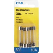 Bussmann Glass Tube Automotive Fuse - BP/SFE-30-RP