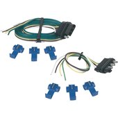 Hopkins 4 Flat Vehicle/Trailer Connector Set with Splice Connectors - 48205