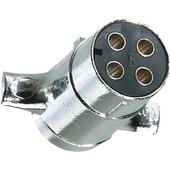 Hopkins 4 Round Trailer Side Connector - 48325