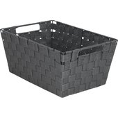 Home Impressions Woven Storage Basket With Handles - 748106-GR