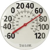 Taylor Metal Dial Outdoor Wall Thermometer - 681
