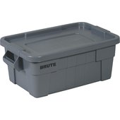 Rubbermaid Commercial Brute Storage Tote with Lid - FG9S3000GRAY