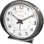 Westclox Baby Ben Classic Style Battery Operated Alarm Clock - 11611QA