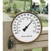 AcuRite Decorative Metal Indoor And Outdoor Thermometer - 00334A2