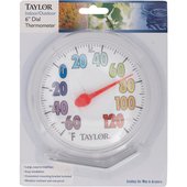 Taylor ColorTrack Dial Outdoor Wall Thermometer - 5631