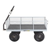 Gorilla Carts Steel Tow-Behind Garden Cart - GOR1001