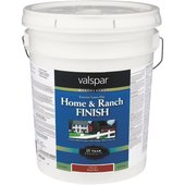 Valspar Exterior Latex Self Priming Flat Home And Ranch Finish - 018.5225-10.008