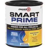 Zinsser Smart Prime Water-Base Interior/Exterior Stain Blocking Primer - 249727