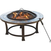 Outdoor Expressions 34 In. Slate Fire Pit - FTB-51216
