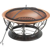 Outdoor Expressions 30 In. Coppertone Fire Pit - FT-114(2)