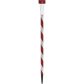 Solaris LED Striped Holiday Garden Stake - QWE106
