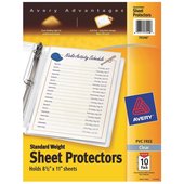 Avery Products Standard Weight Sheet Protector - 75540